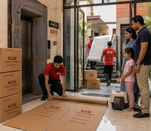 Chi I Greater Noida — Local Expertise KCM crew handling a society and plotted home move in Chi I Greater Noida