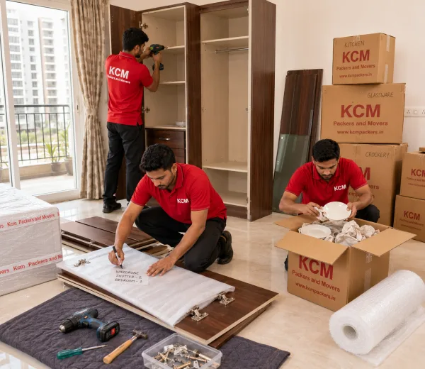 Gamma I Greater Noida — Local Expertise KCM crew handling a home move in Gamma I Greater Noida