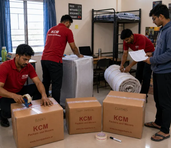 Knowledge Park II Greater Noida — Local Expertise KCM crew handling a student and home move in Knowledge Park II Greater Noida