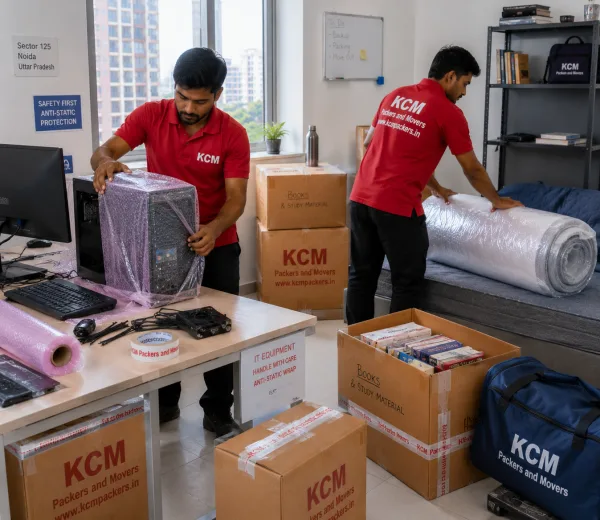 Sector 125 Noida — Local Expertise KCM crew handling an office, IT and student move in Sector 125 Noida