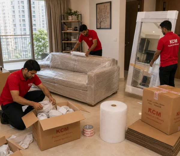 Sector 134 Noida — Local Expertise KCM crew handling a premium home move in Sector 134 Noida