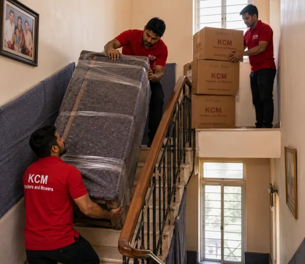 Sector 37 Noida — Local Expertise KCM crew handling a home move in Sector 37 Noida