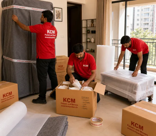 Sector 71 Noida — Local Expertise KCM crew handling a home move in Sector 71 Noida