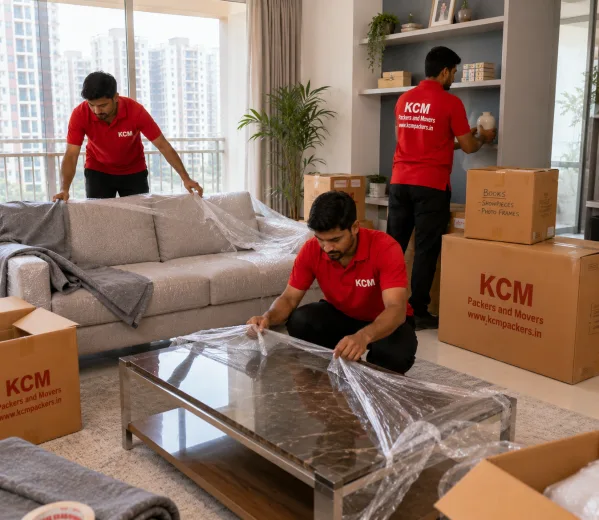 Sector 79 Noida — Local Expertise KCM crew handling a high-rise move in Sector 79 Noida