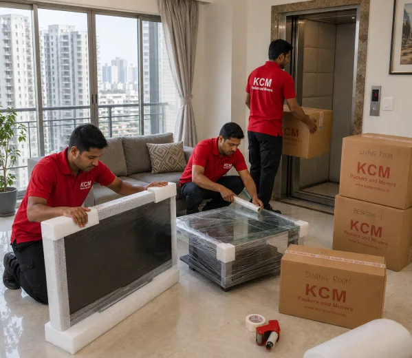Sector 99 Noida — Local Expertise KCM crew handling a high-rise society move in Sector 99 Noida