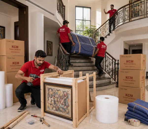 Sector Eta II Greater Noida — Local Expertise KCM crew handling a bungalow and villa move in Sector Eta II Greater Noida