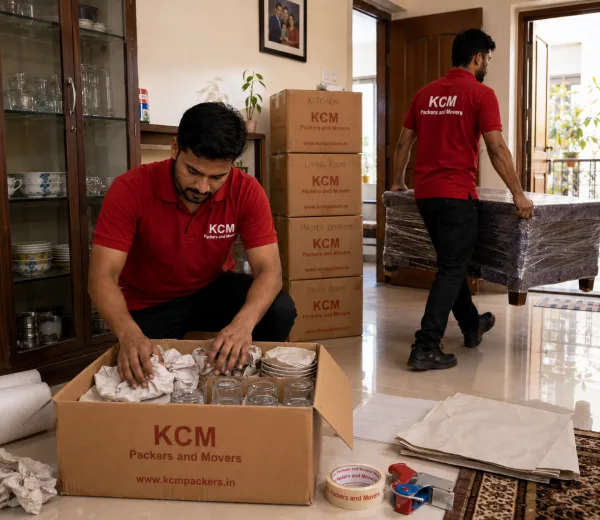 Sector Mu I Greater Noida — Local Expertise KCM crew handling a home move in Sector Mu I Greater Noida