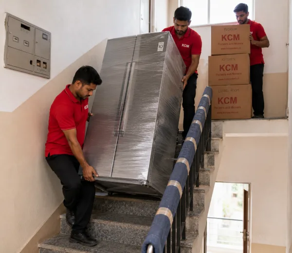 Sector Mu II Greater Noida — Local Expertise KCM crew handling a home move in Sector Mu II Greater Noida