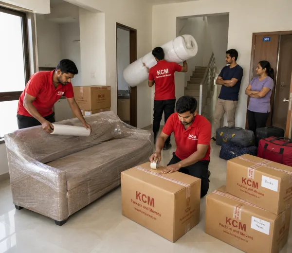 Sector Omicron I Greater Noida — Local Expertise KCM crew handling a home move in Sector Omicron I Greater Noida
