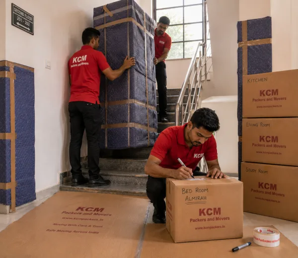 Sector Omicron II Greater Noida — Local Expertise KCM crew handling a home move in Sector Omicron II Greater Noida