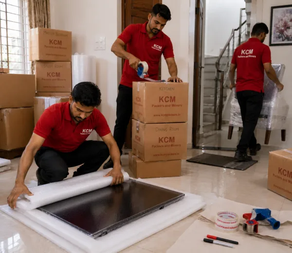 Sector Omicron III Greater Noida — Local Expertise KCM crew handling a home move in Sector Omicron III Greater Noida
