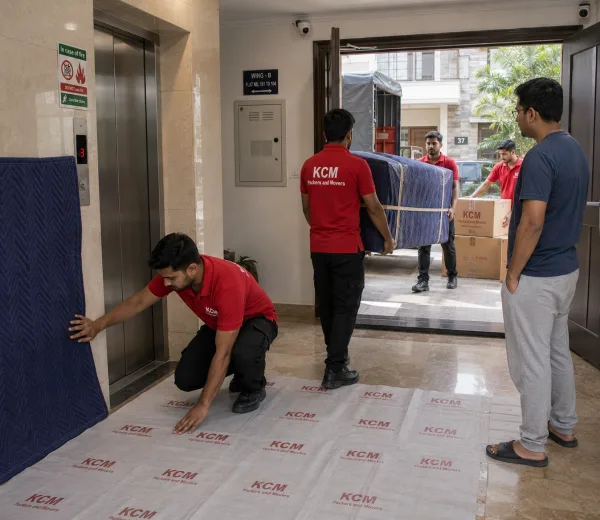 Sector Sigma II Greater Noida — Local Expertise KCM crew handling a home move in Sector Sigma II Greater Noida