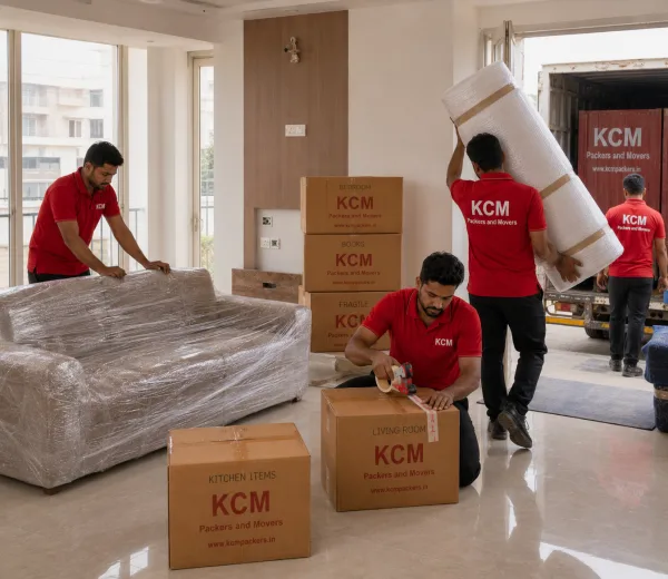 Yamuna Expressway Zone — Local Expertise KCM crew handling a township move in the Yamuna Expressway zone